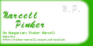 marcell pinker business card